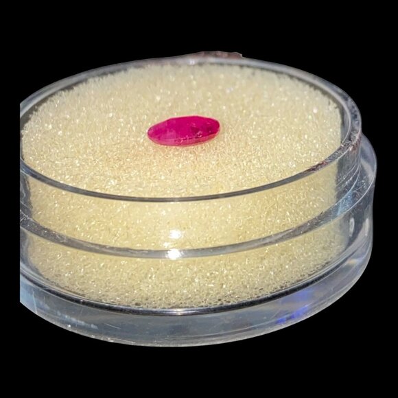 Pink Topaz Oval Faceted Cabochon Stone 6mm X 4mm Loose Gemstone - Picture 7 of 11